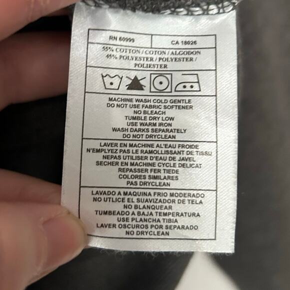 Miami Dolphins Antigua Gray Womens Front Pocket Long Sleeve Sweatshirt Large - Picture 6 of 9